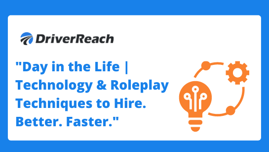 Upcoming Webinar: “Day in the Life | Technology & Roleplay Techniques to Hire. Better. Faster.”
