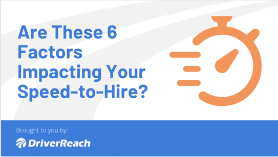 Are These 6 Factors Impacting Your Speed-to-Hire?