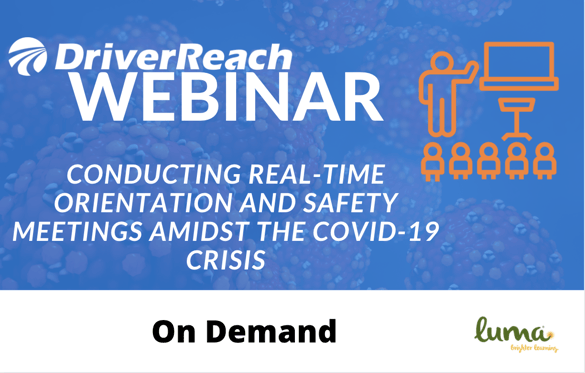 On Demand Conducting Real-time orientation and safety meetings amidst the covid-19 crisis