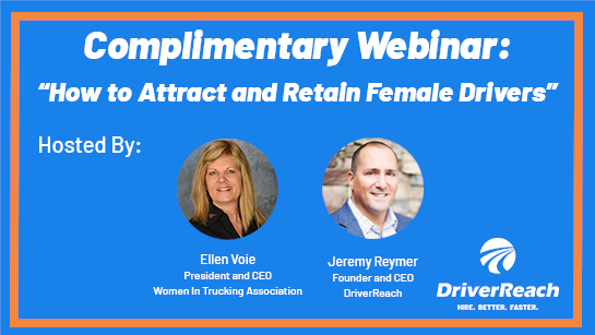 Upcoming WiT Webinar: “How to Attract and Retain Female Drivers”